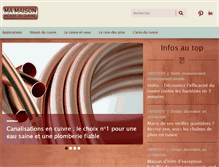 Tablet Screenshot of ma-maison-merite-du-cuivre.fr